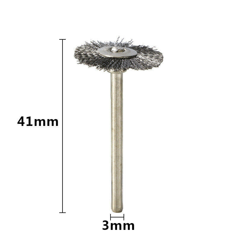 Wire Brush Disc 40Pcs Rotary Tool Metal Polishing Disc