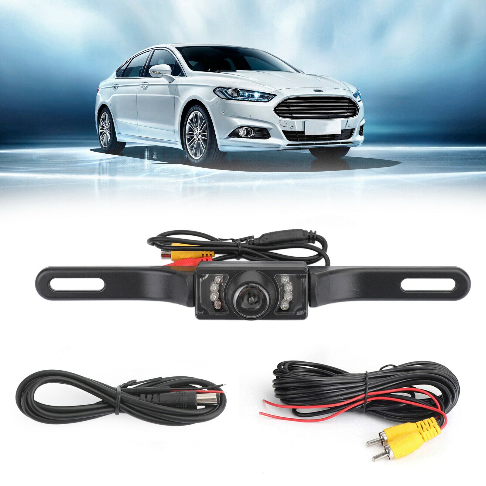 Reverse Backup Universal Car Rear View 170°HD Parking 8LED Camera CN