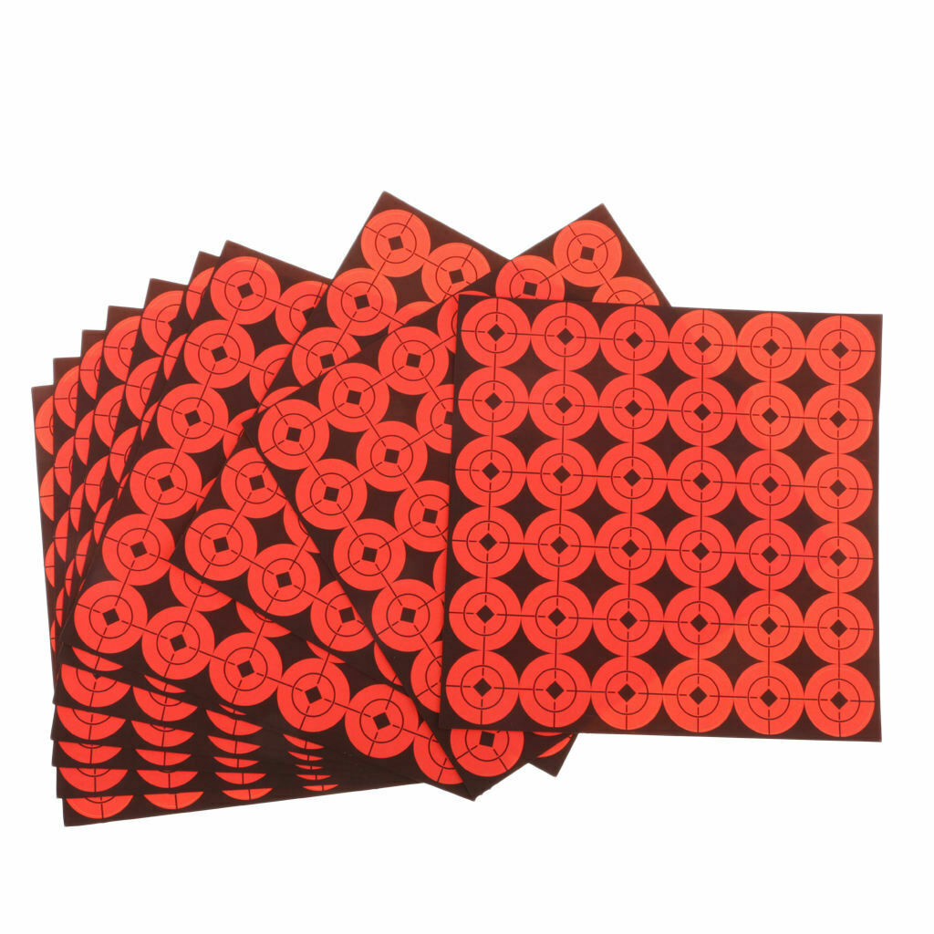 1080Pcs/30 Sheets Shooting Practicing Training Stickers Self Adhesive Target