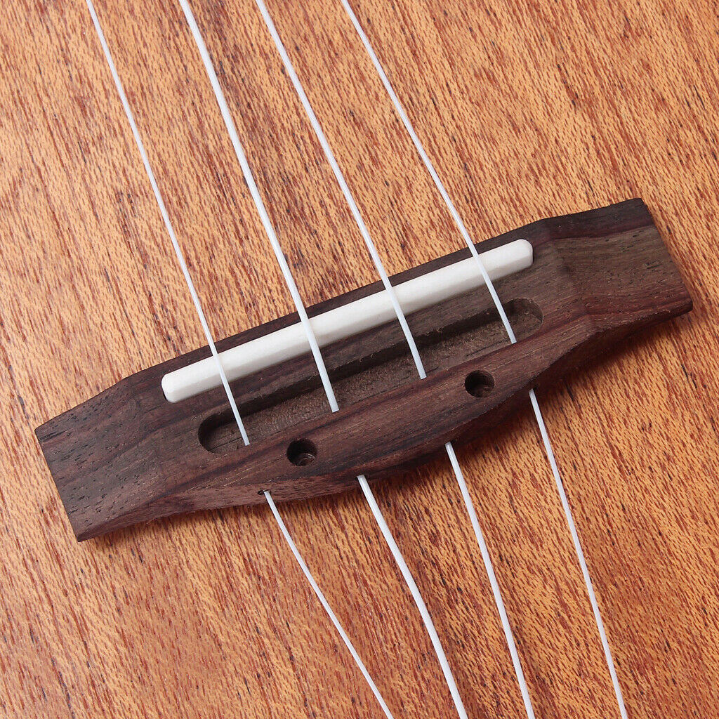 4 String Guitar Ukulele Bridge Slotted Saddle Nut String Instrument Parts