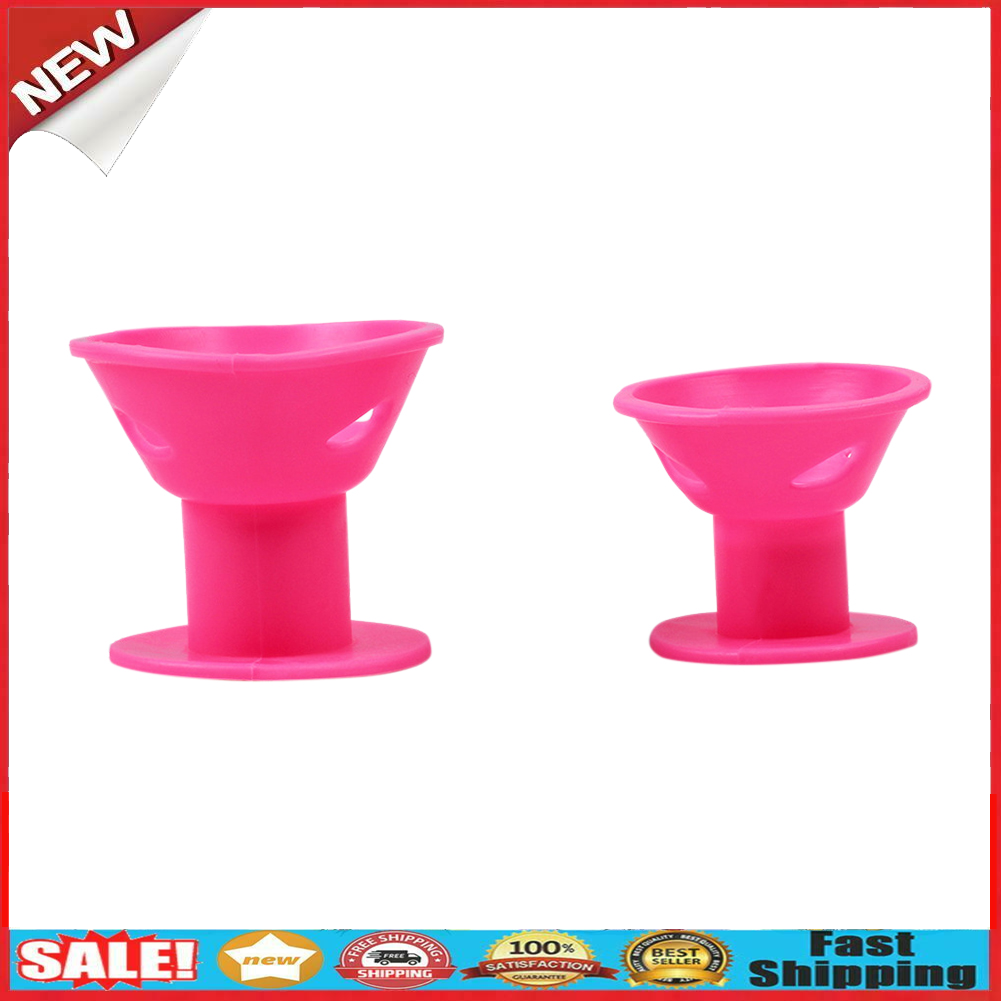 40pcs Mushroom Curlers Silicone Hair Roller Twist Hair Styling DIY Tools @