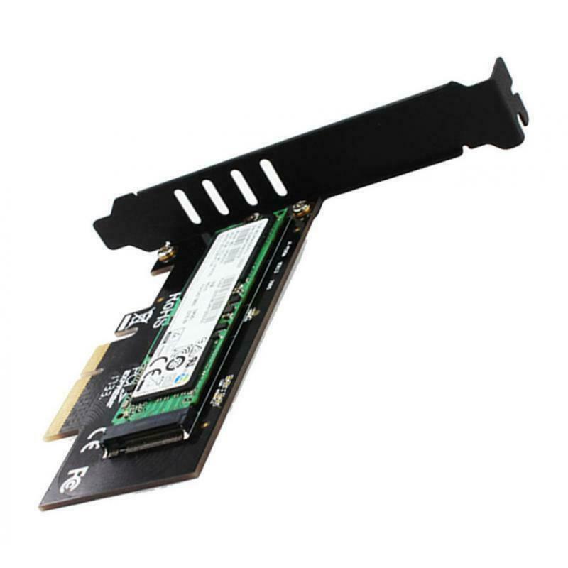 2piece M.2 to PCIe Adapter, NVME M2 SSD to PCI-e 3.0 x4 Gen3 Host Expansion Card
