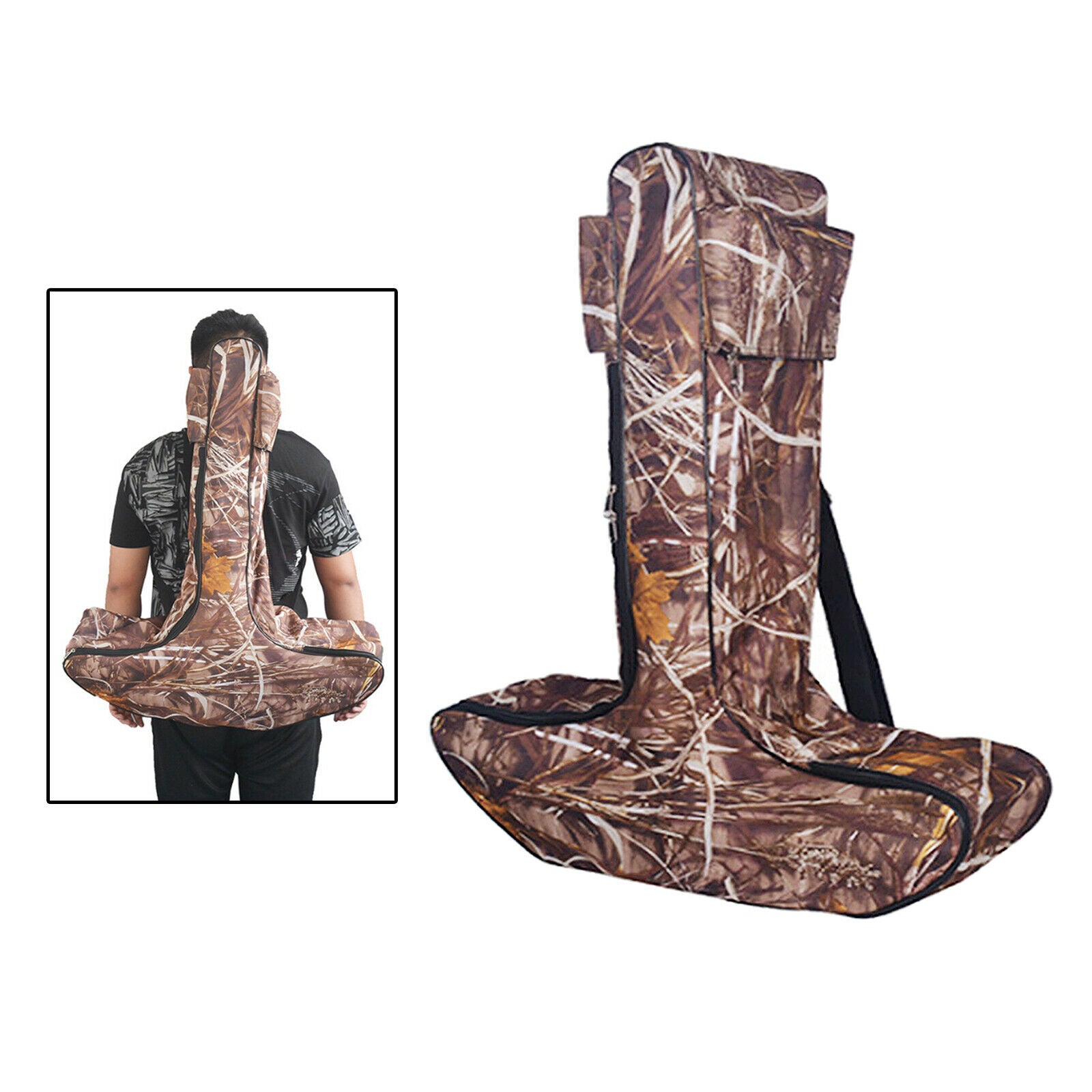 Universal T-Shaped Bow Bag Camo Case Bow Pouch Outdoor Archery Accessory