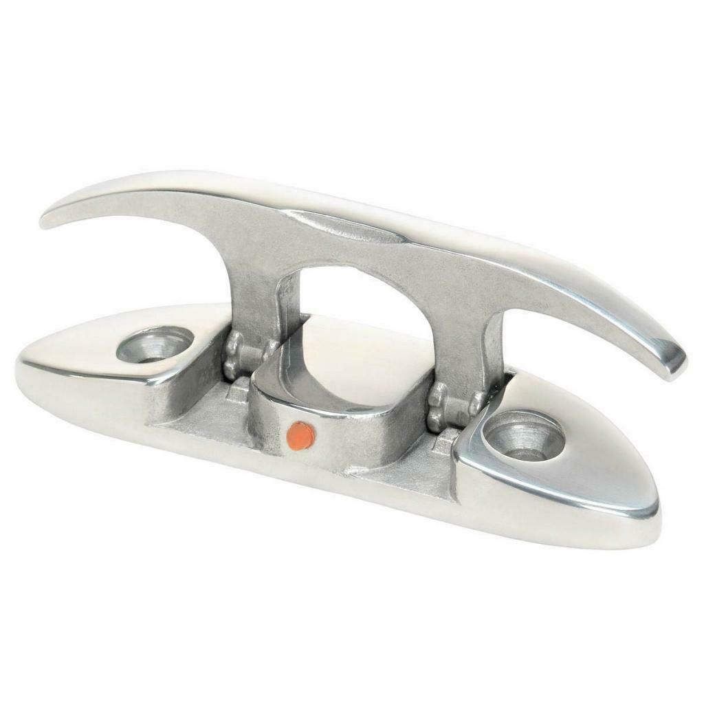 6" 316 Marine Stainless Steel  Boat Flip Up Folding Dock Cleat
