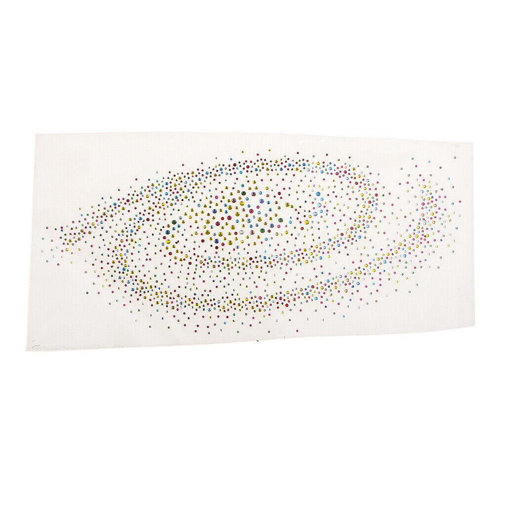 Rhinestone motif for ironing on hotfix application made of rhinestones,