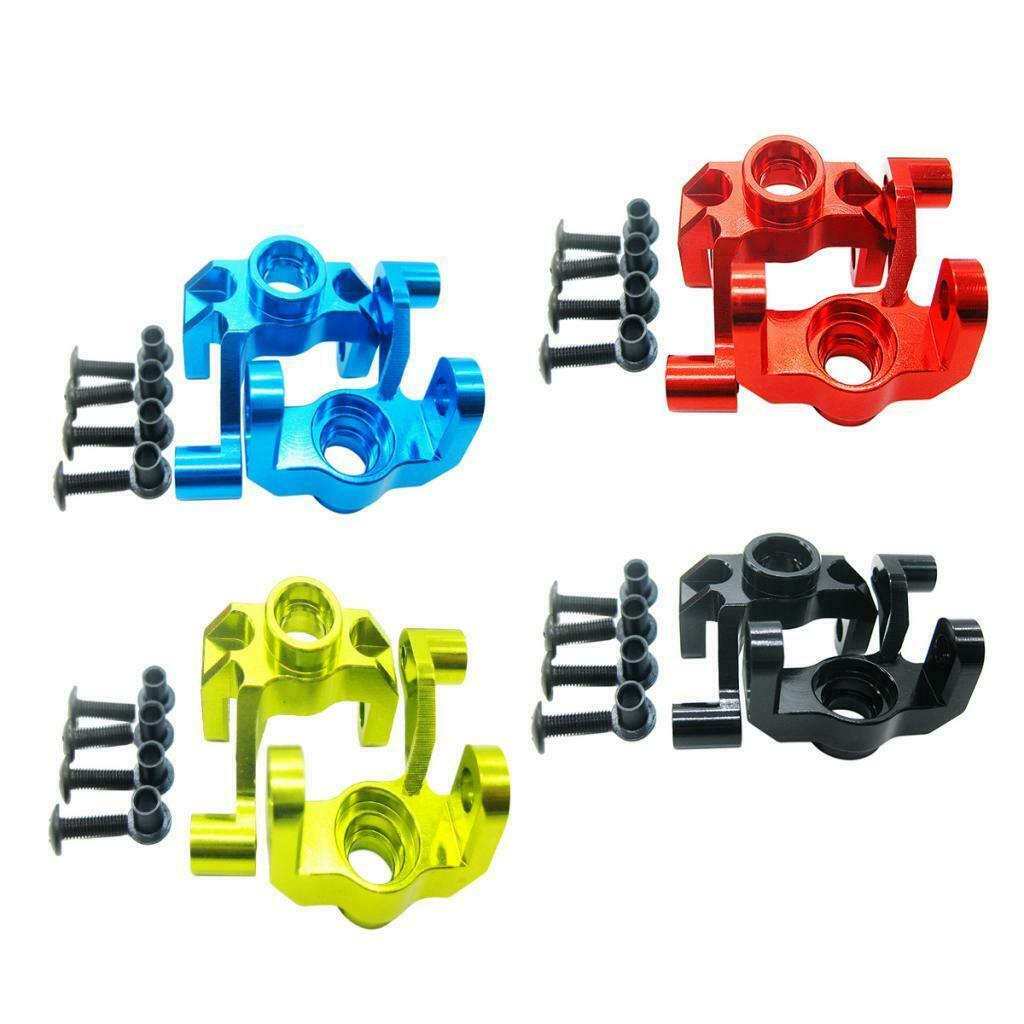 RC Steering Hub Carrier(L/R) Fit WLtoys 1/12 12428 12423  12429  FY03 Blue
