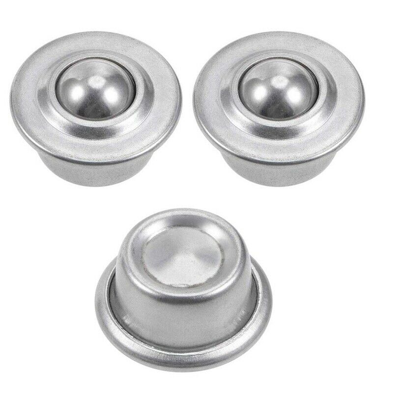 8PCS Stainless Steel Ball Transfer Bea Casters Universal Base Conveyor Roller B9