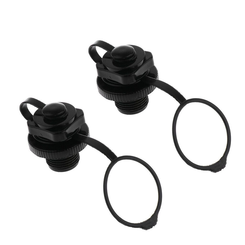 2Pcs Air Valve Caps Boston Valve Airbed Raft Universal Blocker Accessories