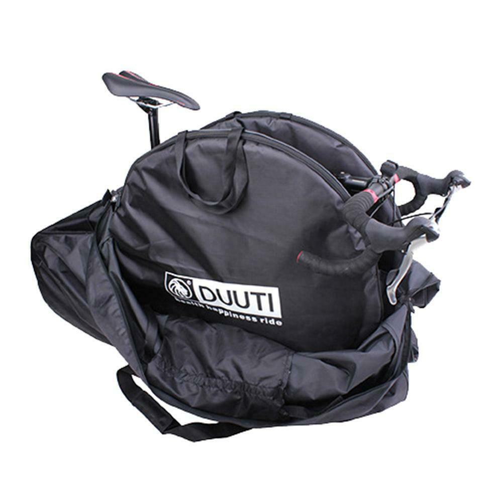 Mountain Road Bike MTB Wheel Bag Wheelset Bag Transport Pouch Carrier Black @