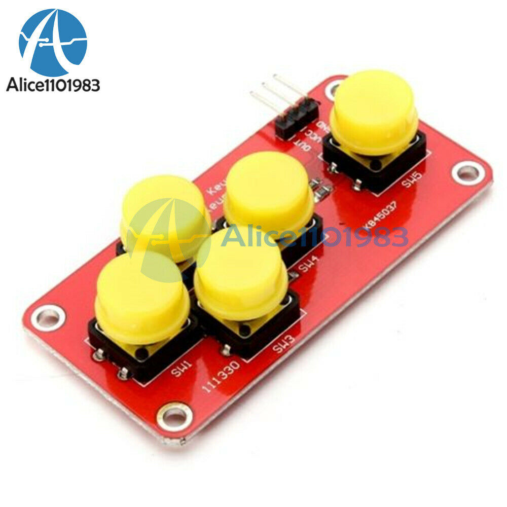 Analog Button for Arduino AD Keyboard Electronic Blocks Simulate Five Key Module