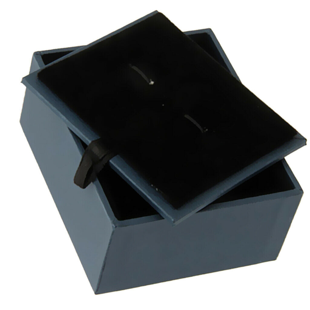 Luxury Storage Display Box Case Holder for Cufflinks Studs Rings Trinkets