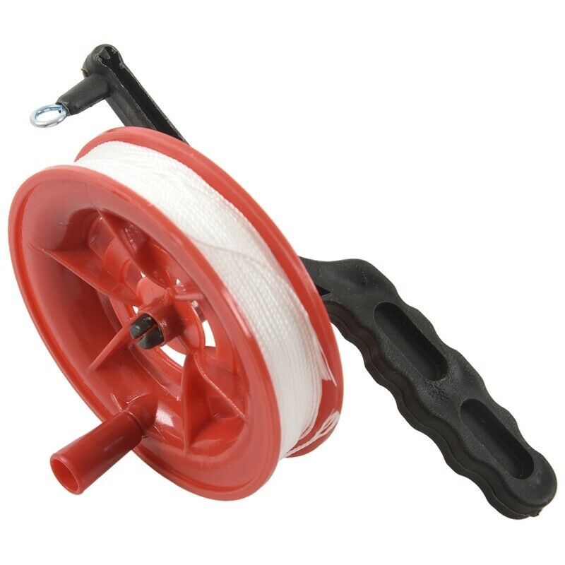 100M Twisted St Line Red Wheel Kite Reel Winder E8Z4Z4