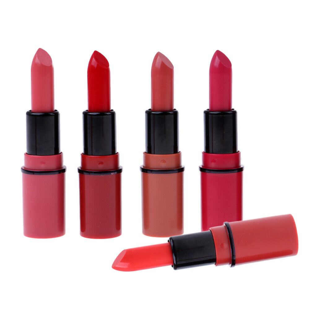 5 PCS Fashion Long Lasting Matte Lipstick Non-stick Cup Waterproof Lip Balm Set