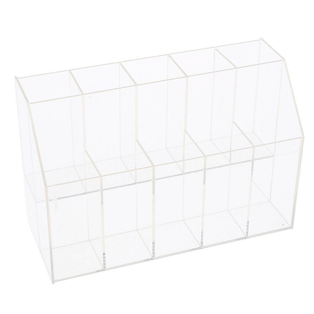 Acrylic Makeup Brush Lipstick Stand Cosmetic Organizer Display