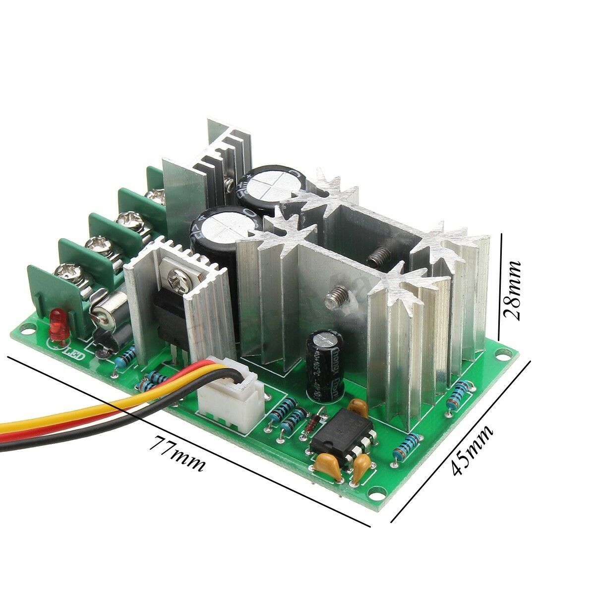 Universal DC 9V-60V 20A 18A PWM HHO RC Motor Speed Regulator Controlle â˜ª