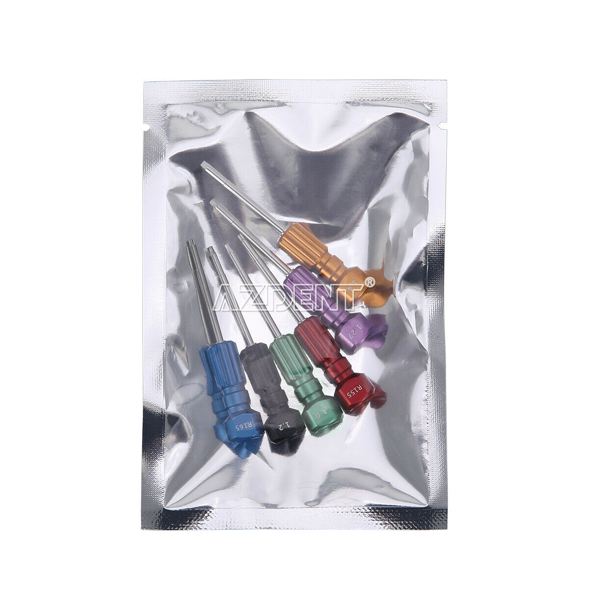 6Pcs/Kit Dental Laboratory Screw Driver Kit Tools Set