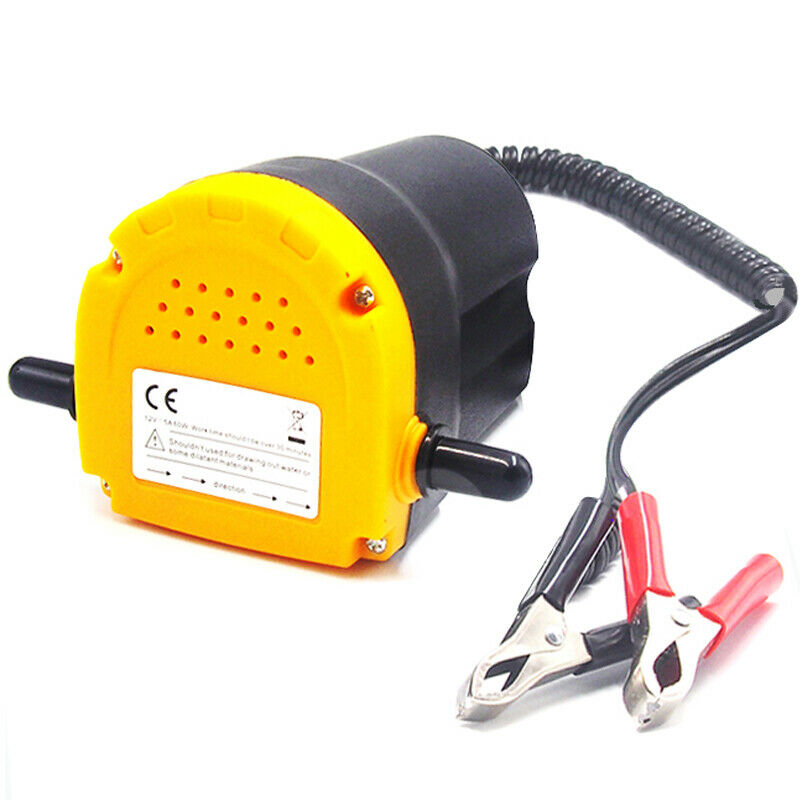 12V Electric Car Oil Pump Crude Oil Fluid Pump 60W Extractor Transfer Engine
