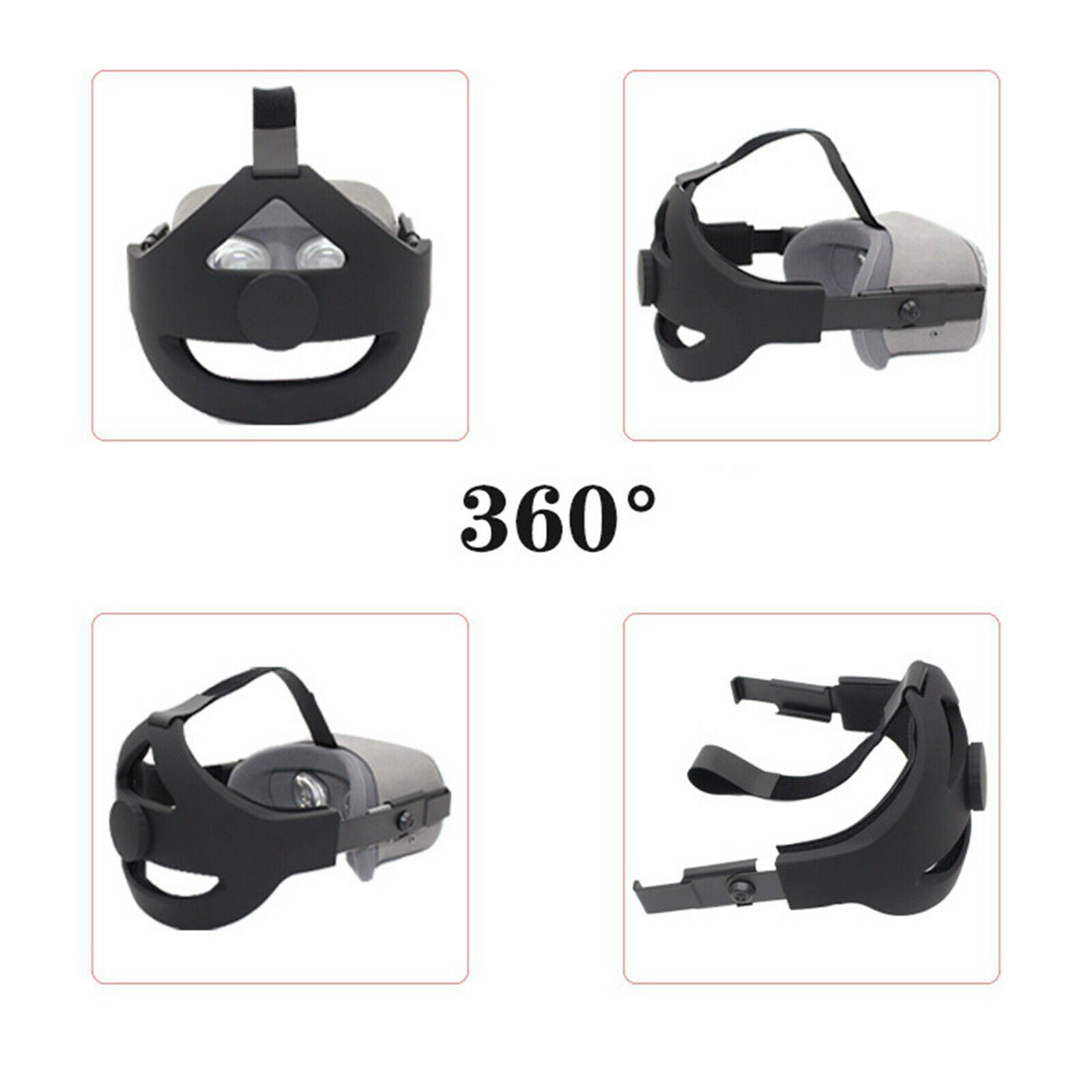 Adjustable Headband Head Strap Replaces for   Quest 2 w/ Head Cushion