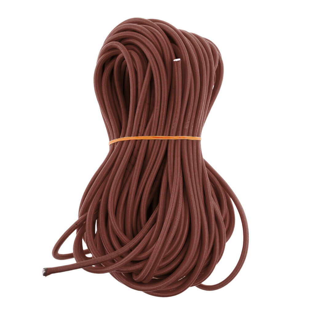 5mm 10m Elastic Bungee Rope Shock Cord Tie Down Band for Boat Trailer Covers