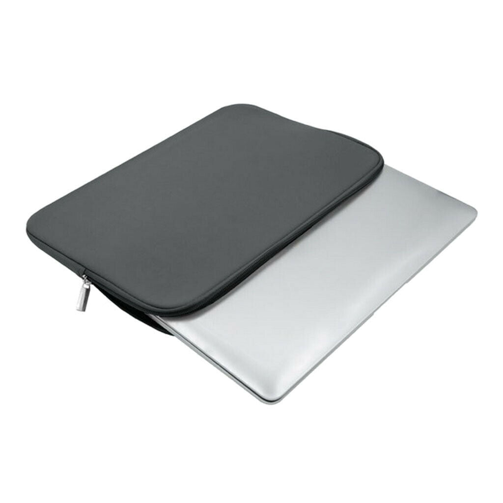 2Piece Laptop Sleeve Case Polyester Portable Carrying Notebook Bag 13"