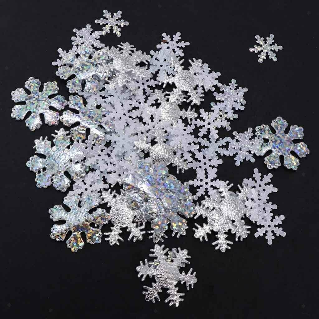 500pcs Snowflakes Table Scatter Confetti Party Decoration Sprinkles - Christmas
