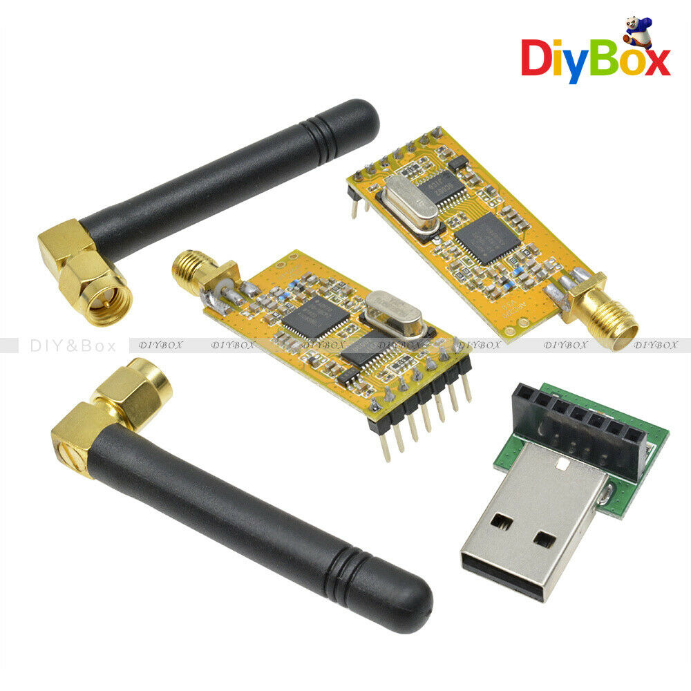 New APC220 Wireless RF serial Data Modules With Antennas USB Converter F Arduino
