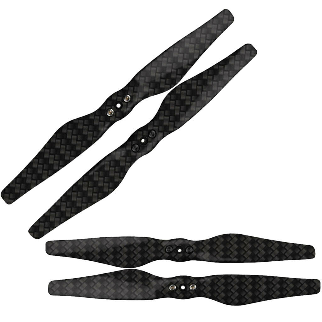 2 Pairs of RC Carbon Fiber Release Folding Propellers for DJI Four Axle Good