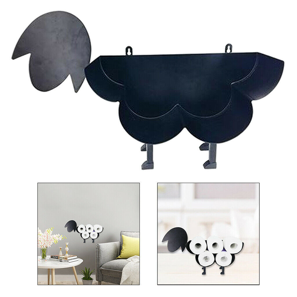 Novelty Sheep Toilet Paper Holder Storage Organizer Home Bath Room Decor