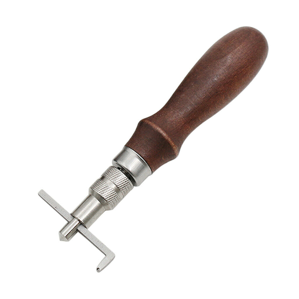 1pc New Leathercraft Stitching Groover Skiving Crease Leather Working Tool