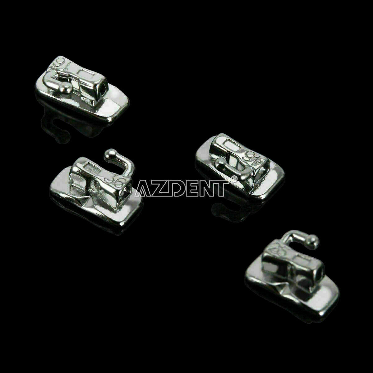 5Packs 1st Molar Bondable Monoblock Non-Convertible MBT.022 Buccal Tube AZDENT
