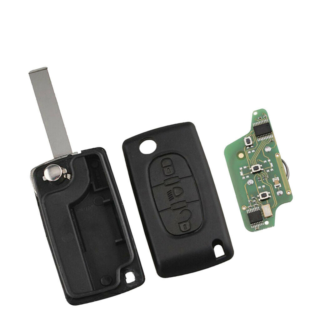 Smart Remote Car Key Fob 3 Buttons 433MHz for Citroen C3 C2 C5 HU83