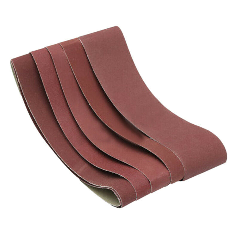 915x100Mm 6Pcs Sanding Belts 60/80/100/120/150/180 Grit Sander File Polishing J9