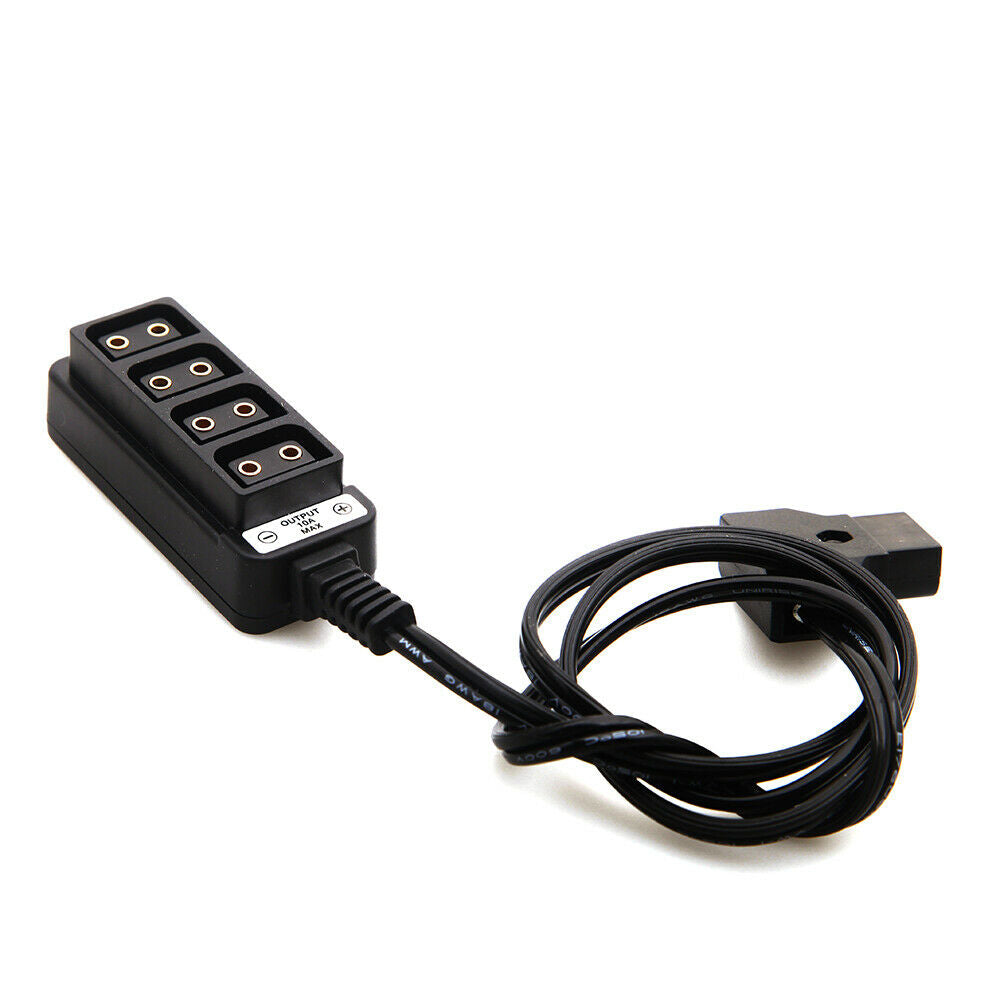 Male D-Tap Power Tap to Female D-Tap Power Supply Cable Hub Adapter Splitter