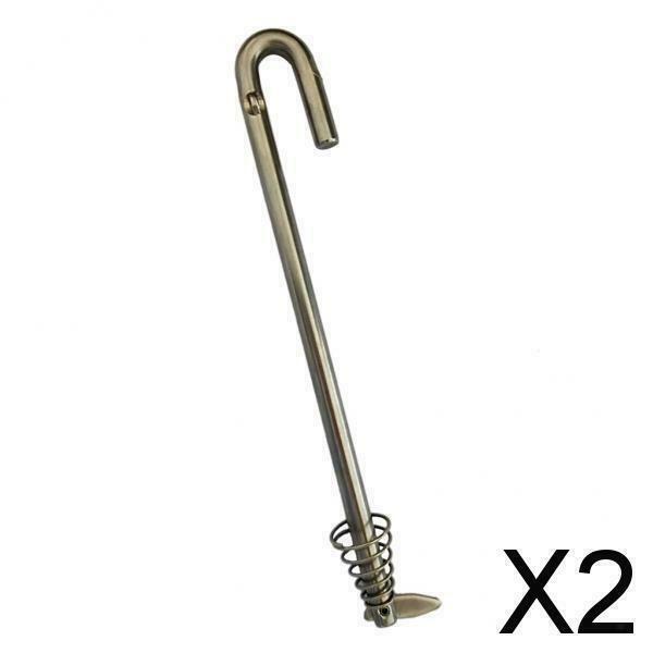 2X Stainless Steel Tilt Rod Bolt for Yamaha 2 Stroke 9.9,15,18  Outboard