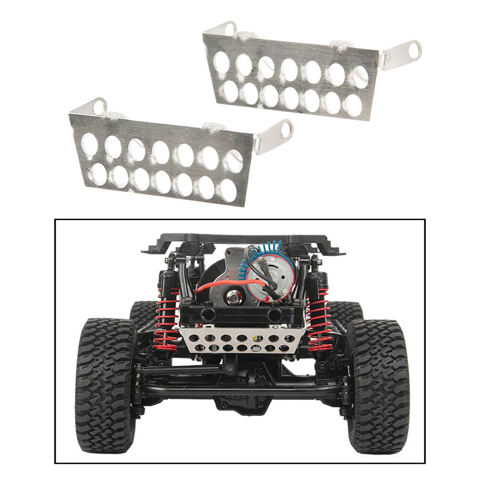 2Pcs Metal RC Skid Plate fits for MN86 G500 Parts Repalce Upgrade Parts