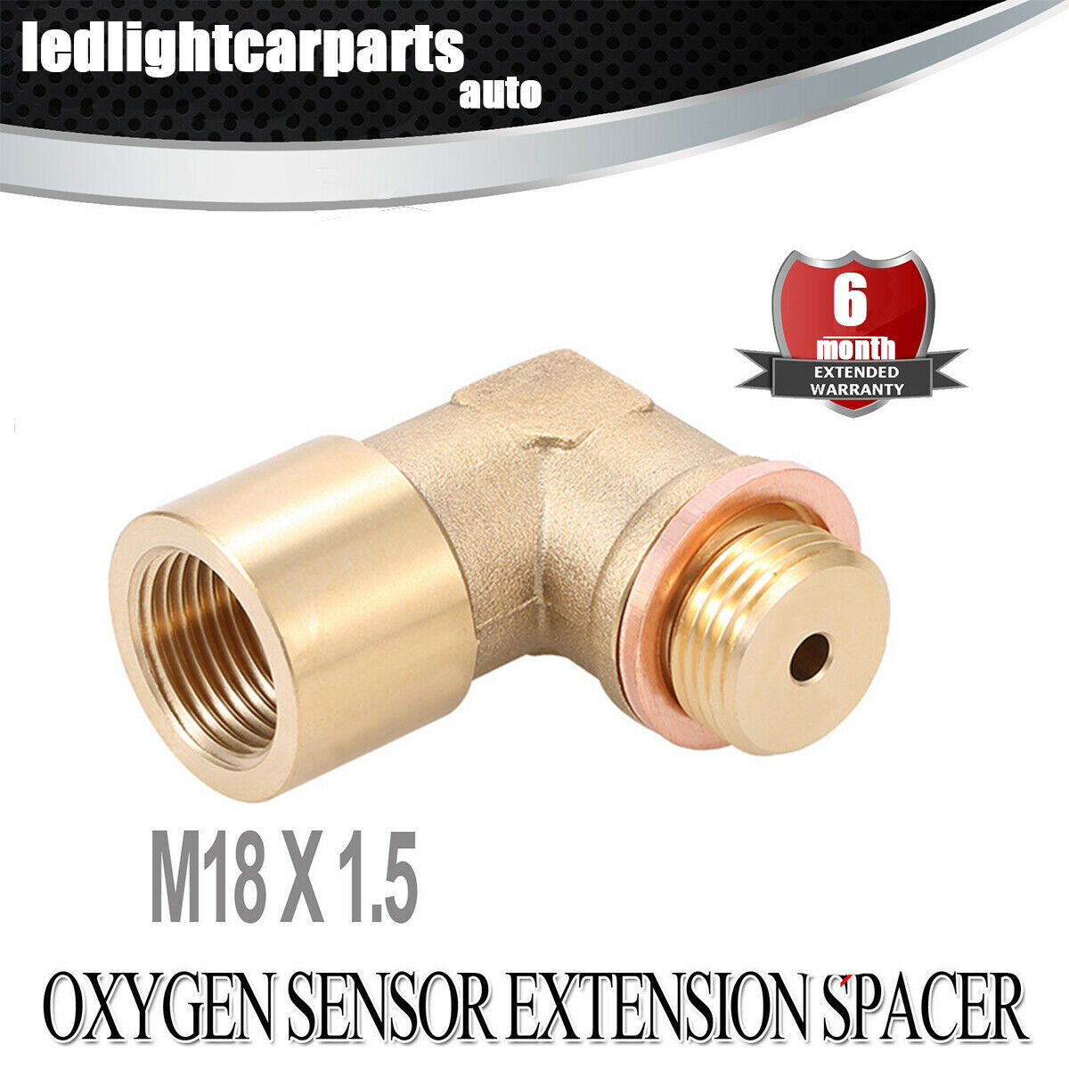 M8x1.5 O2 Oxygen Sensor Extender Spacer for Decat Hydrogen Brass
