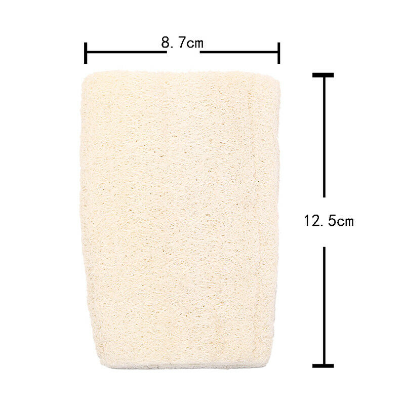 1xNatural loofah sponge bath rub exfoliate bath towel clean body exfoliati.l8