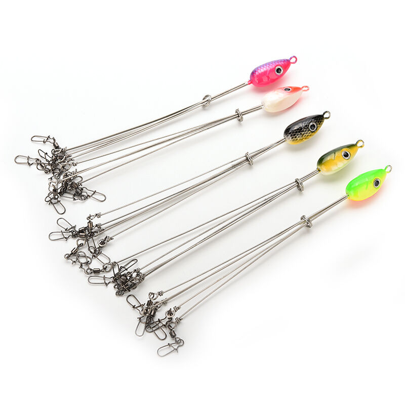 5 Pcs ALABAMA Rig 5 Wire Arms Umbrella Bass Fishing Umbrella Rig 5 Colors DD