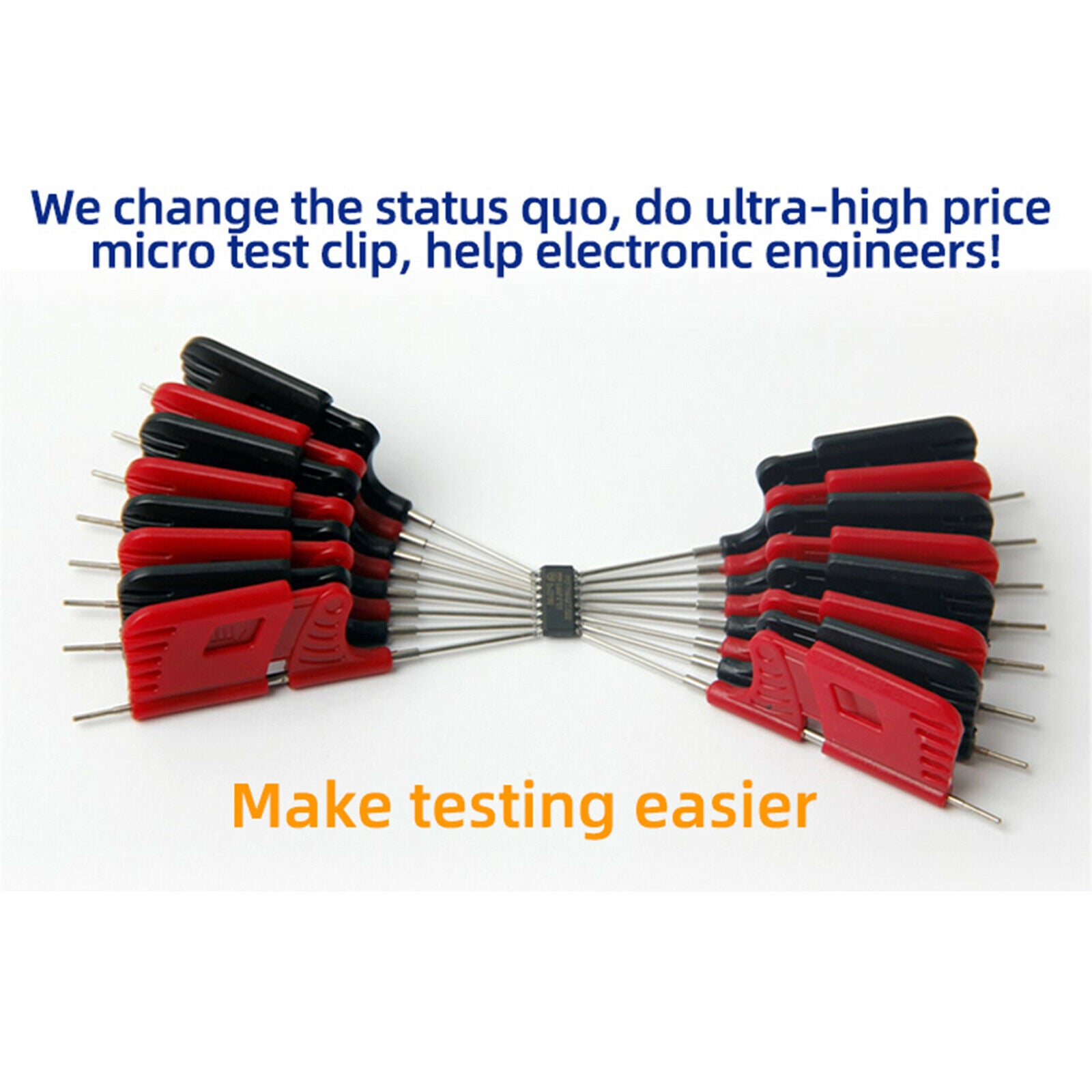 Sdk08 Test Clip Micro Ic Clamp Sop Soic Msop Plcc Qfp Tqfp Adapter Socket 10Pcs