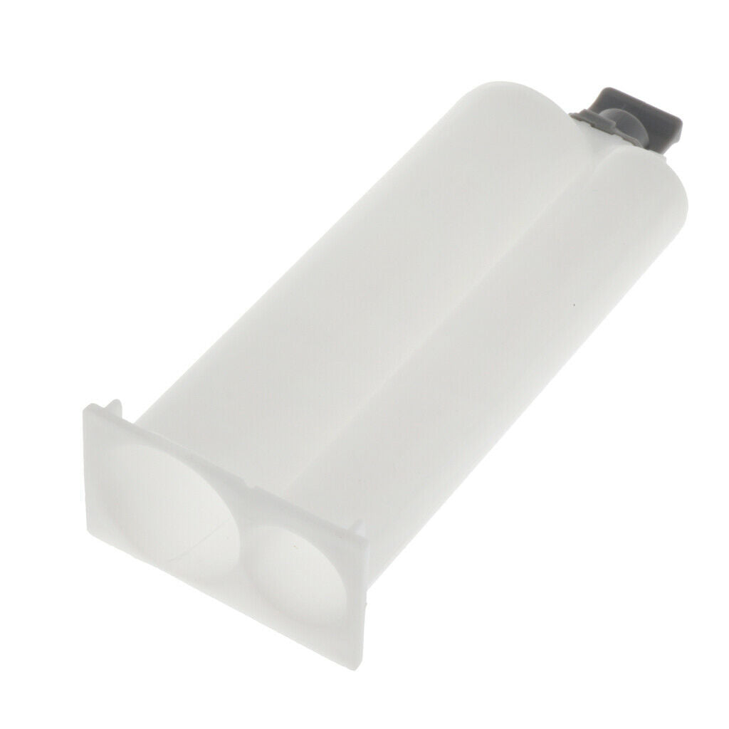 10 lot Plastic Transparent AB Glue Syringes Indutrial 50ml 2: 1 Barrel
