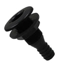 5/8 '' ABS Black Hull Marine Connector Durable Spare Yacht Parts