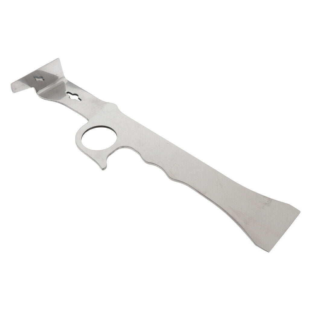 Polished Stainless Steel Beehive Bee Hive Honey Scraper Tool for Beekeepers