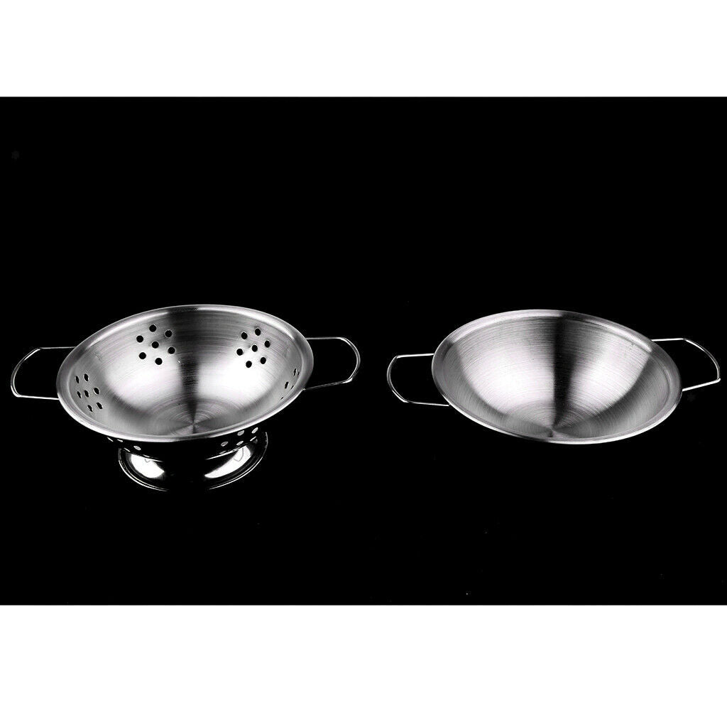 10pcs Simulation Kids Kitchen Cookware Set Children Dolllhouse Toys Age 3+ B