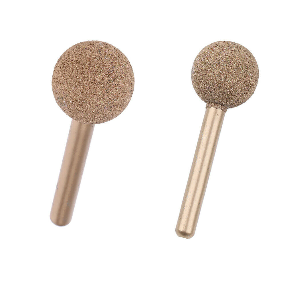 2xJewelry Stone  Polished Rotary Tool Diamond Burr Accessories 20mm
