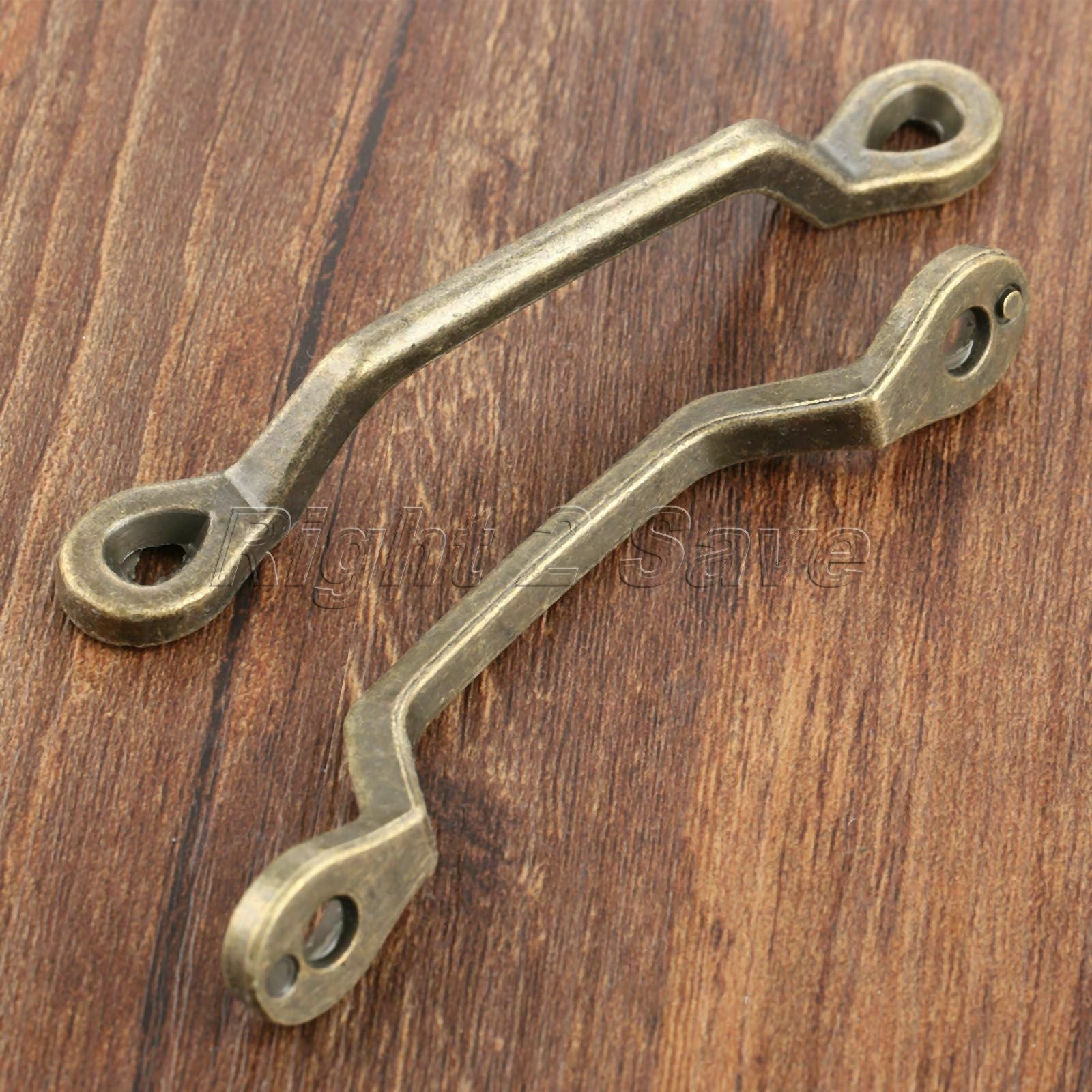 82mm Pitch Door Pull Handle Retro Bronze Furniture Cupboard Drawer Cabinet Knobs