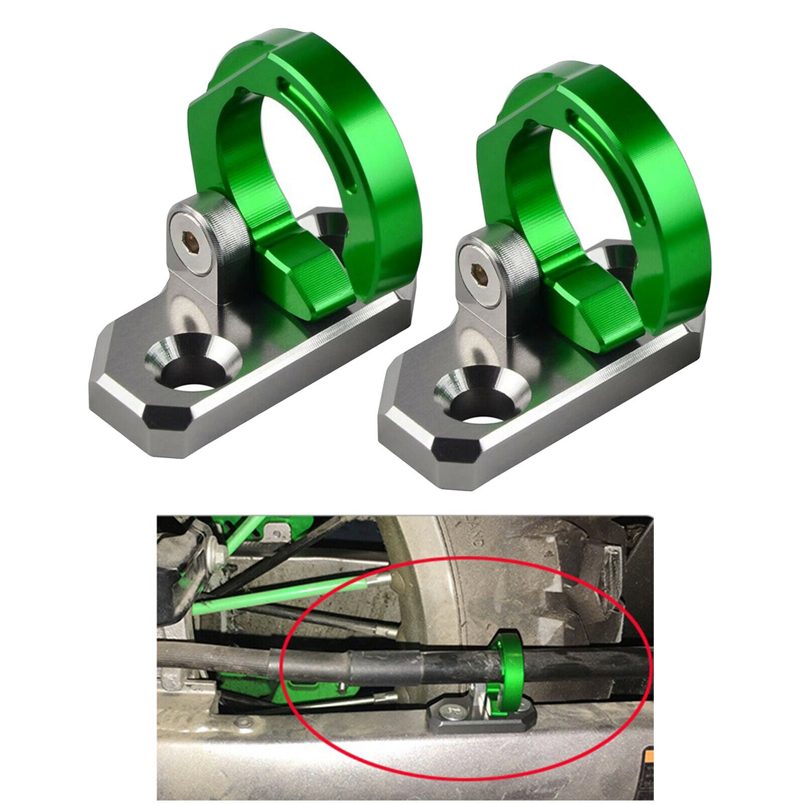 Rear Brake Hose Cable Clamp Holder for Kawasaki KX80 92-00 KLX650 93-96 KLX250R