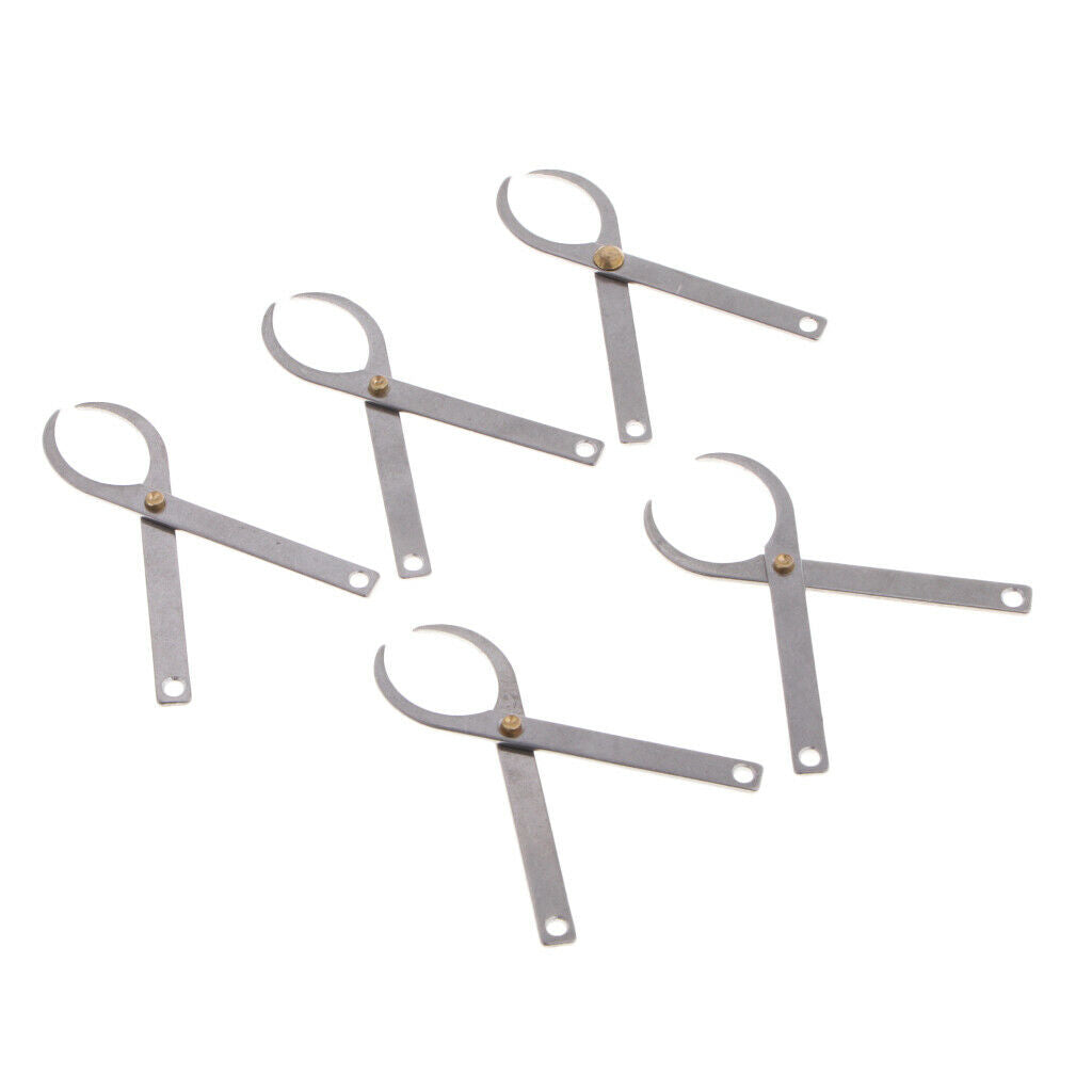 5pcs Stainless Steel Clip Carp Fishing Bait Feeder Baiting Clamp Pliers