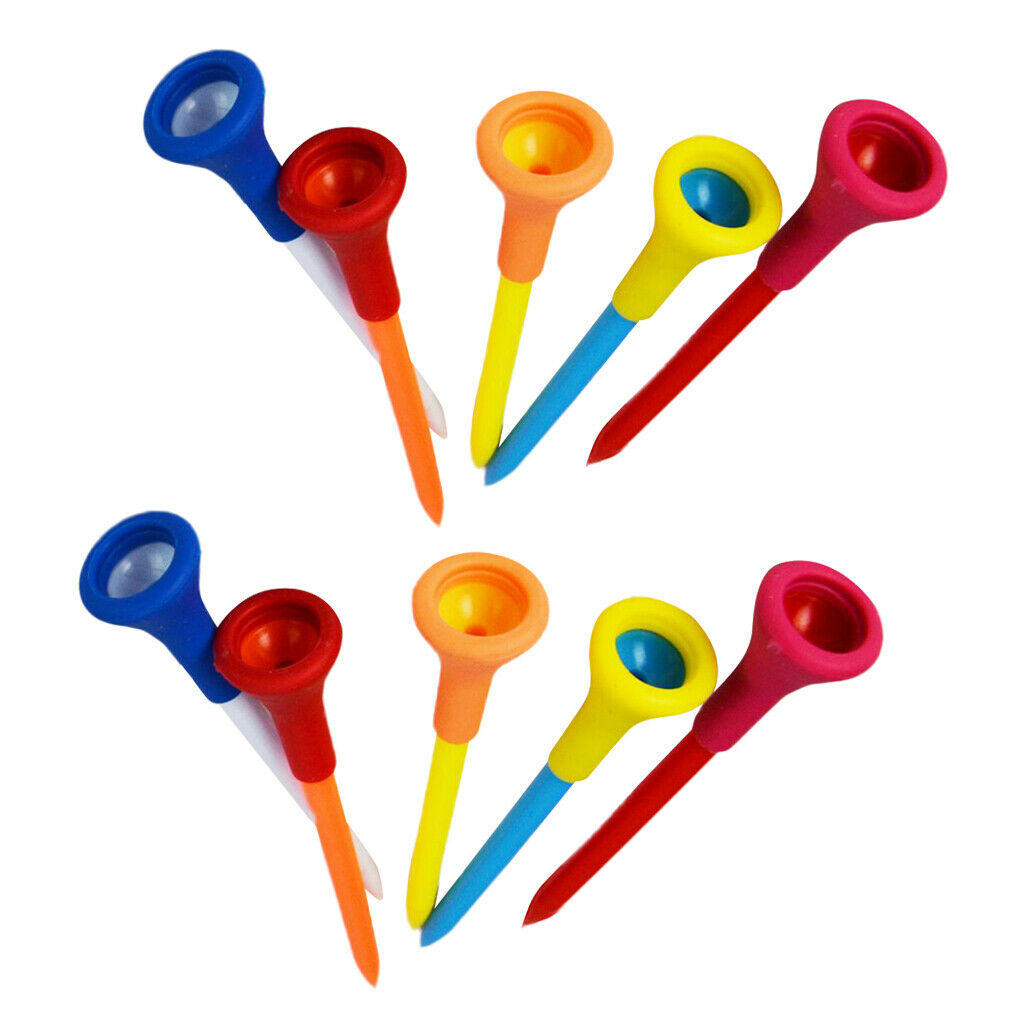 10 Pieces / Set Durable Golf Tees, Golfer Exercise Equipment, Golf