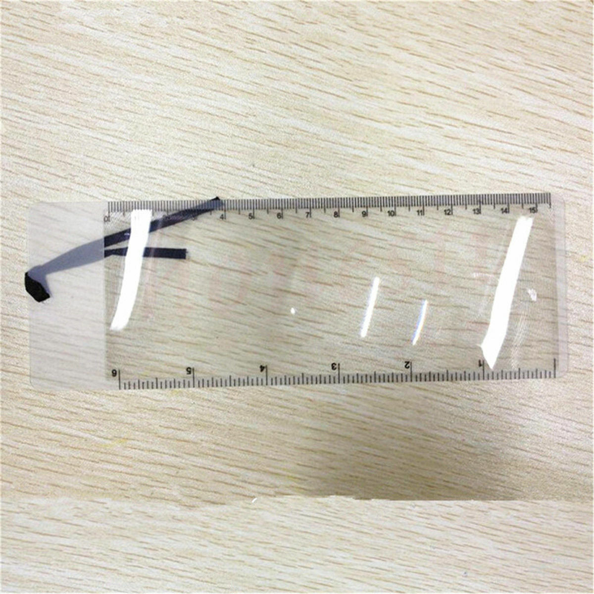 Pocket Ruler Bookmark Magnifier Sheet Magnifying 3X Magnification Book Reading