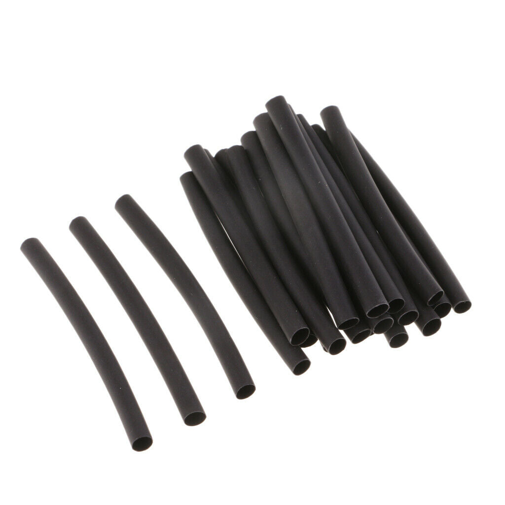 20pcs Heat Shrink Tube Rigging Rig Sleeve Carp Fishing Rig Accessories Black